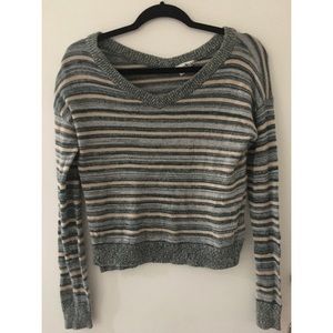 Abound striped sweater top